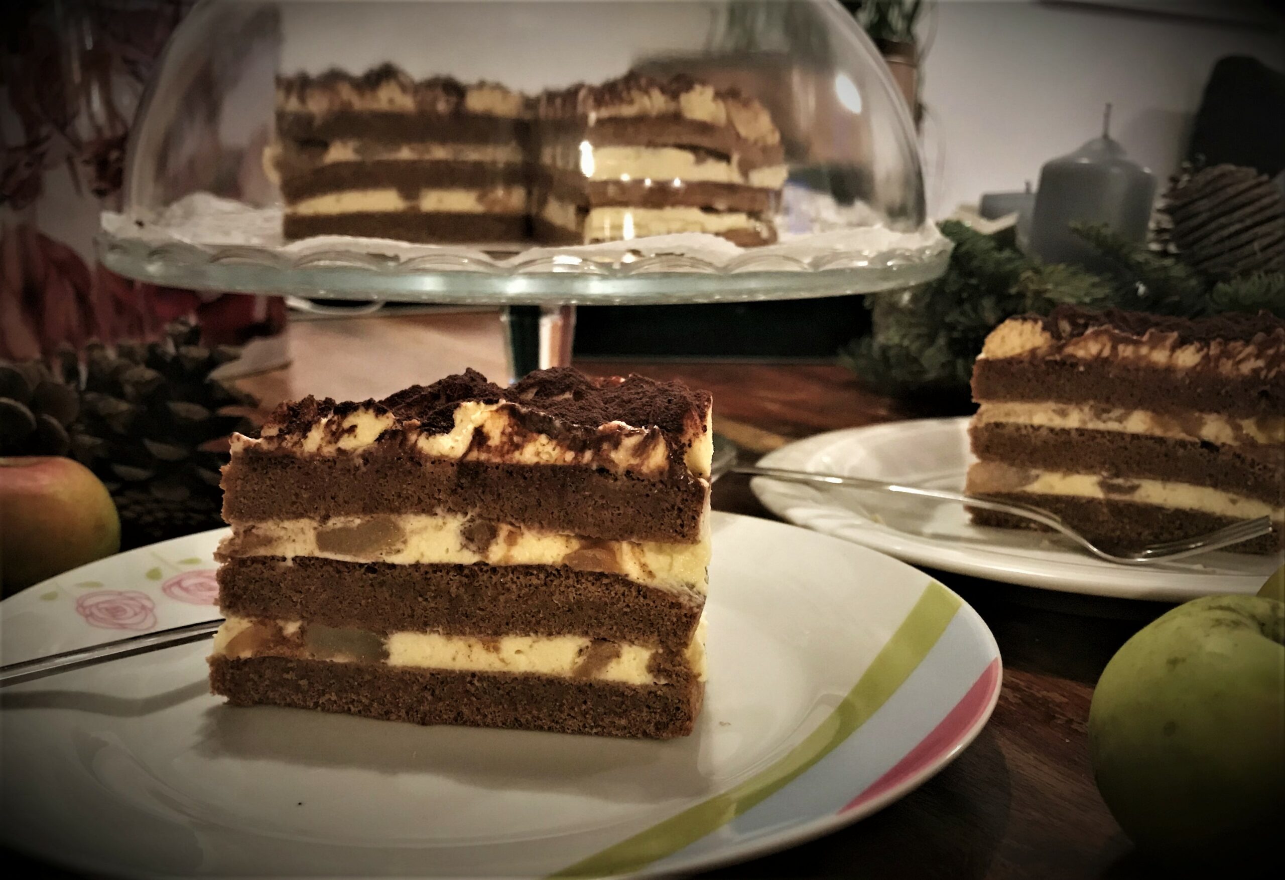 Schoko-Bratapfel-Mascarpone-Torte · EVÖ